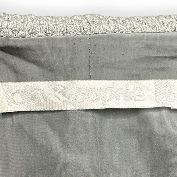 LOLA & SOPHIE Women’s Heather Gray Draped Open-Front Shrug Size Small - Picture 3 of 4